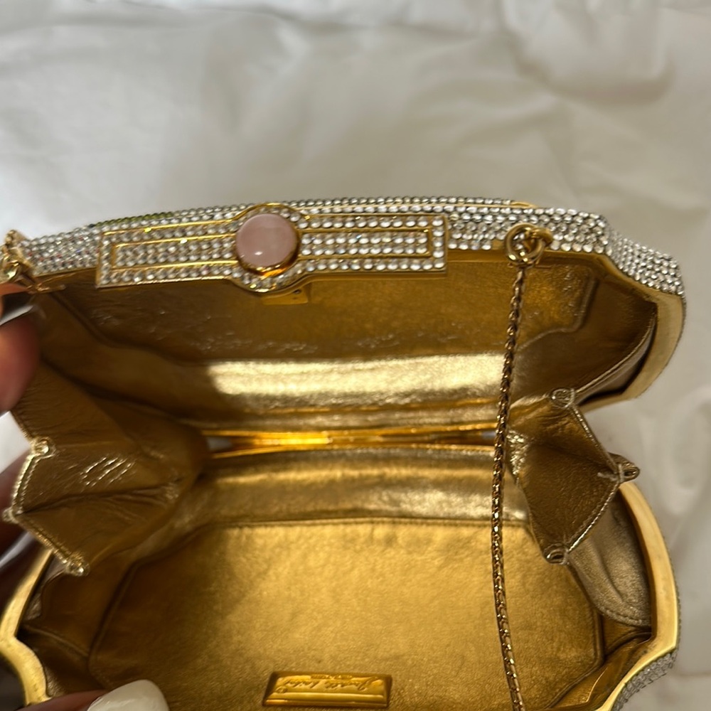 Judith Leiber Gold Butterfly Clutch - Picture 2 of 5